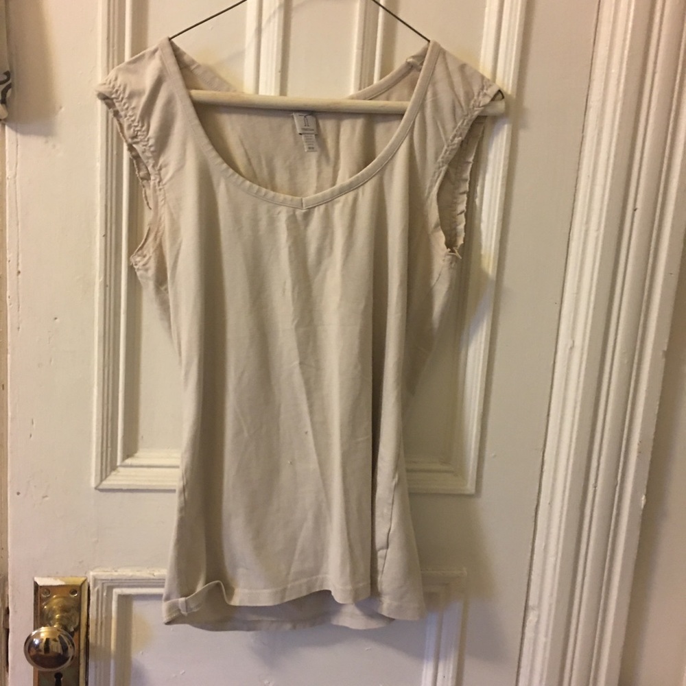 Tristan off white top